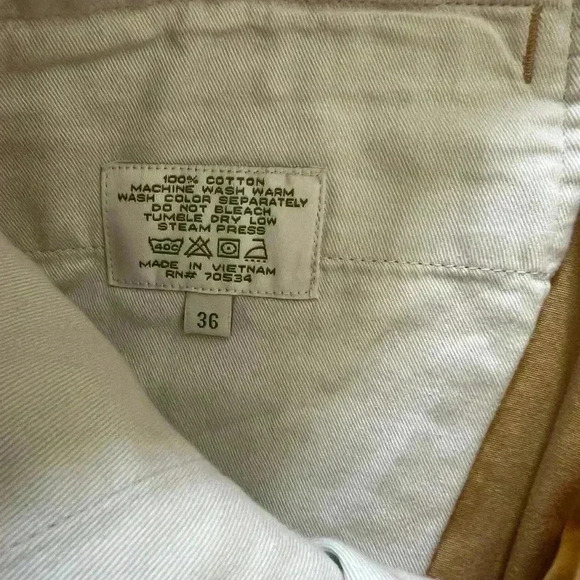 Orvis Signature Collection Men’s Brown Pants Size 36X30 - Picture 3 of 4